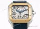 (TW )Best Replica Santos De Cartier Skeleton Gold Bezel Watch With Blue Leather Strap (3)_th.jpg